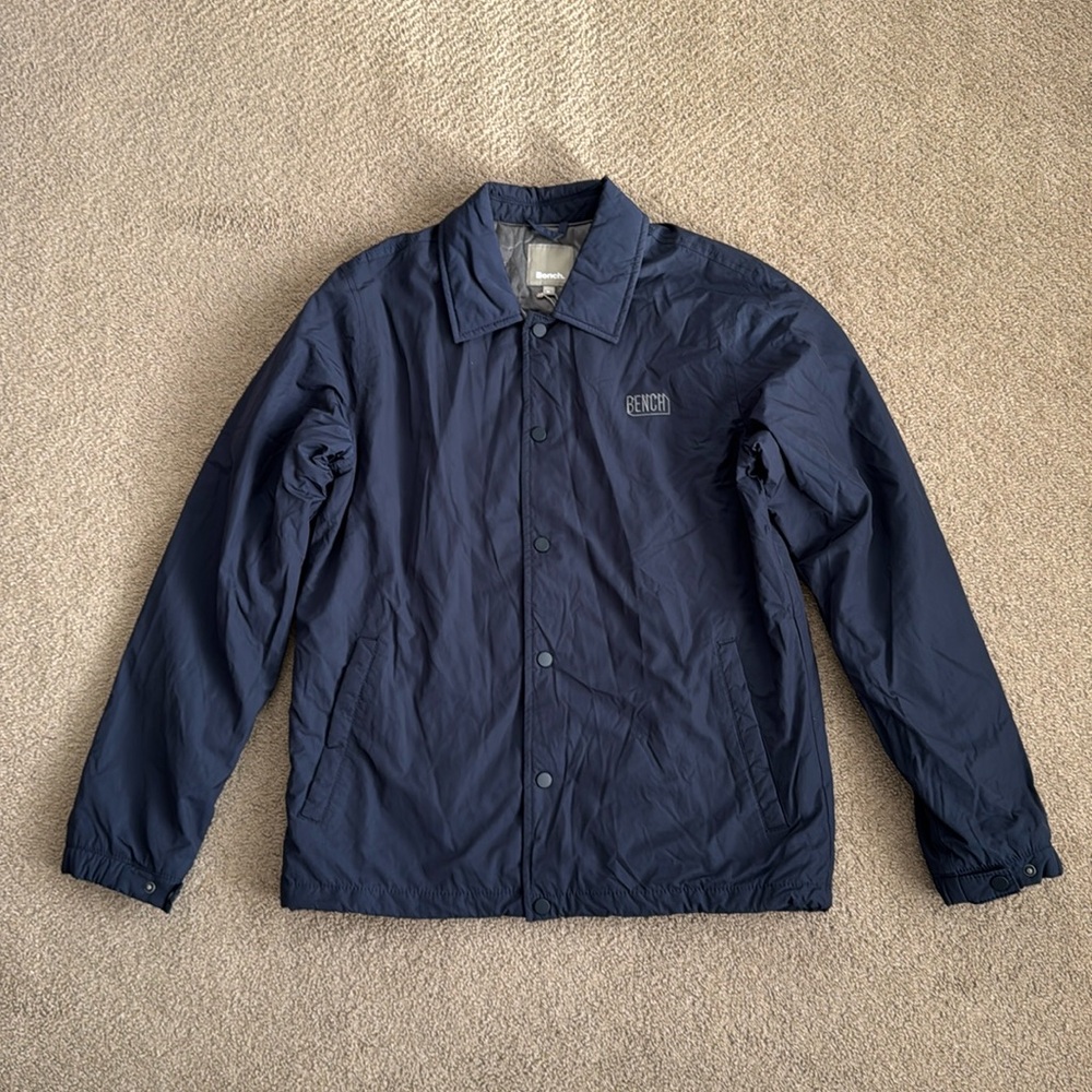 520 BENCH Men’s Button Front Collared Lined Softshell Jacket - Size:‎ Medium - Picture 2 of 5